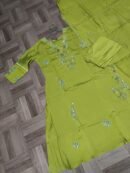 lemon green dress