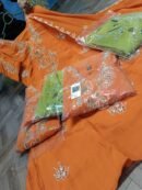 orange dress